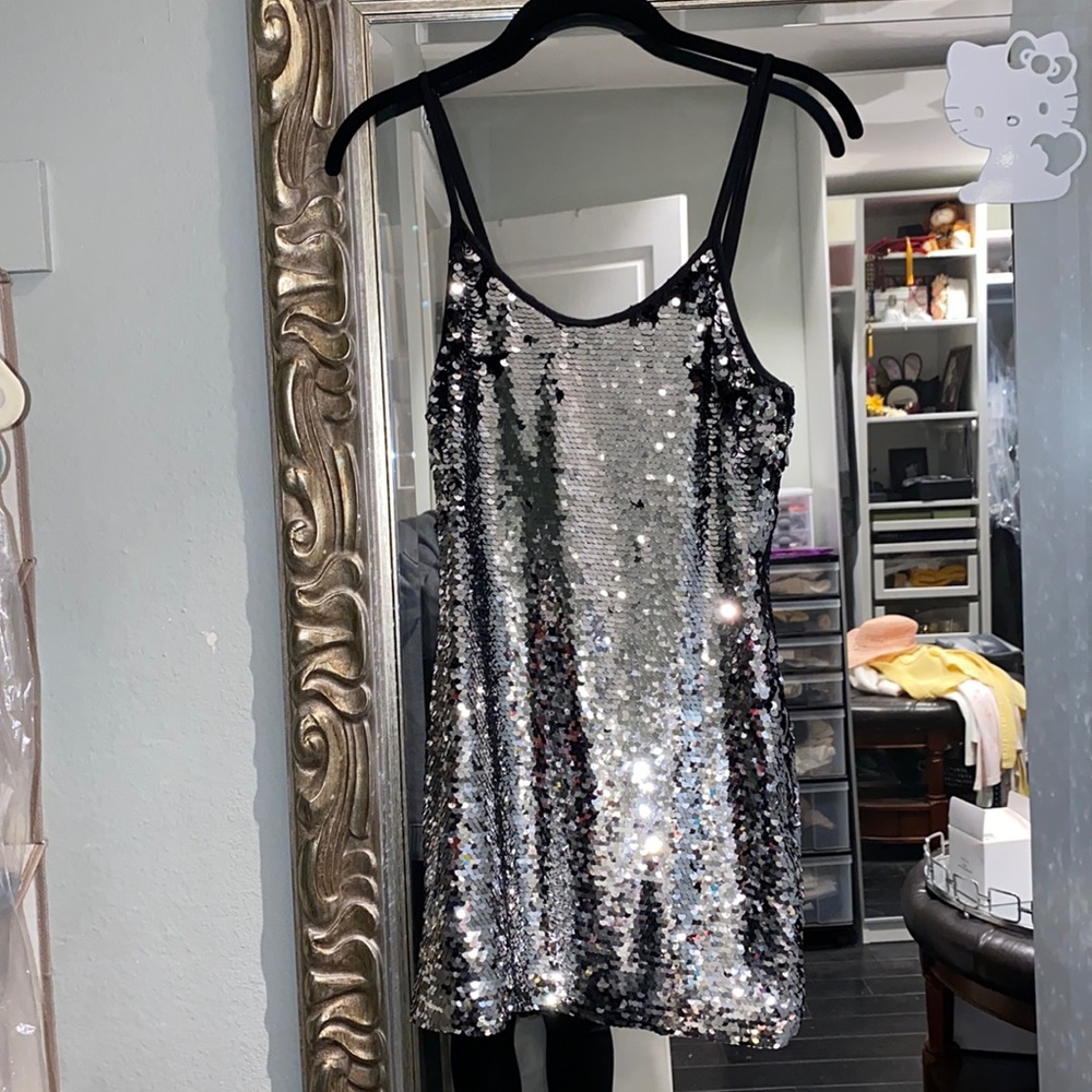 Sparkly Silver Dress